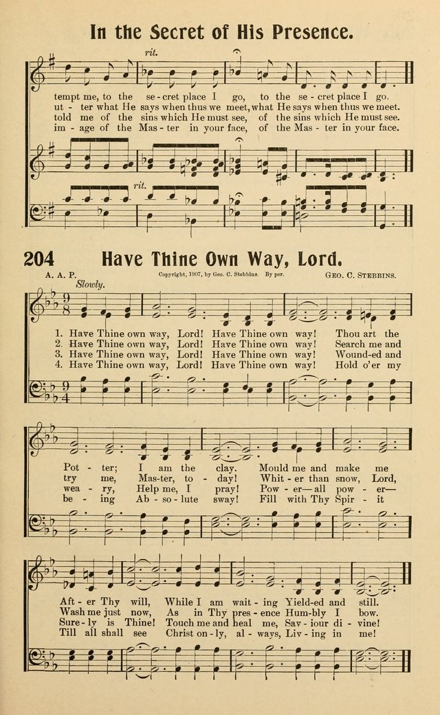 Life and Service Hymns page 200