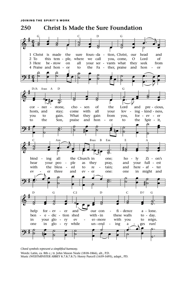 Lift Up Your Hearts: psalms, hymns, and spiritual songs page 274