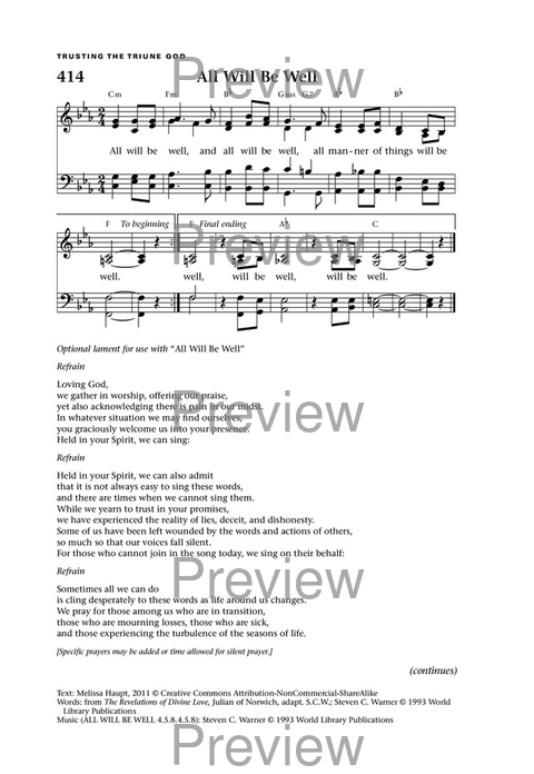 Lift Up Your Hearts: psalms, hymns, and spiritual songs page 448