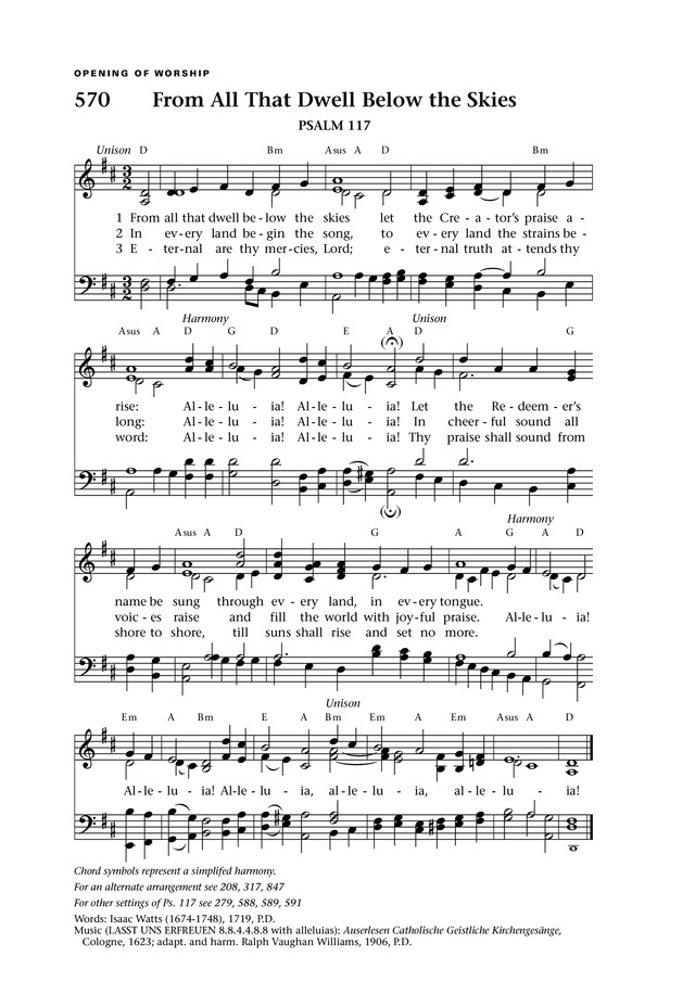 Lift Up Your Hearts: psalms, hymns, and spiritual songs page 629