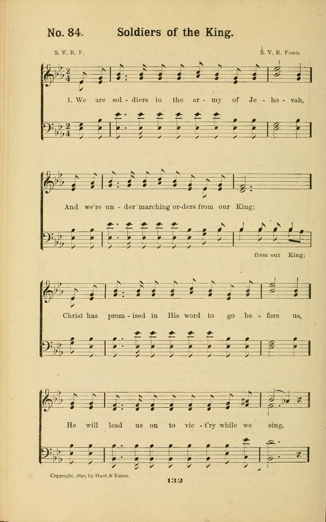 Melodies for Little People: containing also one hundred recitations for Sunday-schools, anniversary occasions, concerts, entertainments, and sociables, with songs adapted... page 132