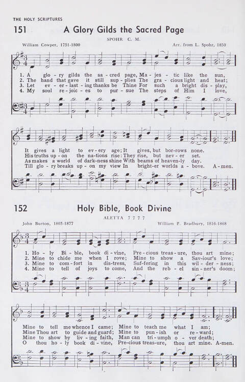 Church Hymnal: A Treasury of Hymns and Gospel Songs with responsive readings and aids to worship for public and private use page 130