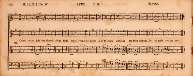 The Middlesex Collection of Church Music: or, ancient psalmody revived: containing a variety of psalm tunes, the most suitable to be used in divine service (2nd ed. rev. cor. and enl.) page 120