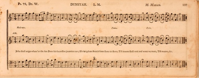 The Middlesex Collection of Church Music: or, ancient psalmody revived: containing a variety of psalm tunes, the most suitable to be used in divine service (2nd ed. rev. cor. and enl.) page 127