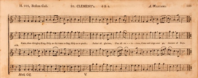 The Middlesex Collection of Church Music: or, ancient psalmody revived: containing a variety of psalm tunes, the most suitable to be used in divine service (2nd ed. rev. cor. and enl.) page 153