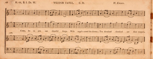 The Middlesex Collection of Church Music: or, ancient psalmody revived: containing a variety of psalm tunes, the most suitable to be used in divine service (2nd ed. rev. cor. and enl.) page 48