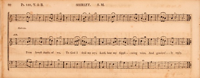 The Middlesex Collection of Church Music: or, ancient psalmody revived: containing a variety of psalm tunes, the most suitable to be used in divine service (2nd ed. rev. cor. and enl.) page 90