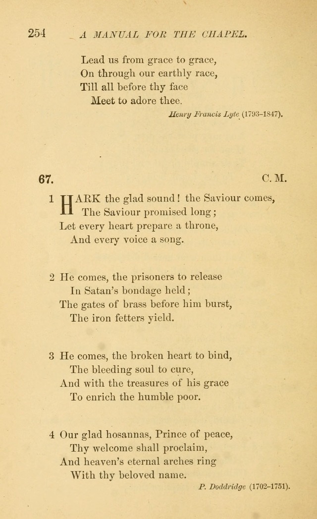 Manual for the chapel of Girard College page 263