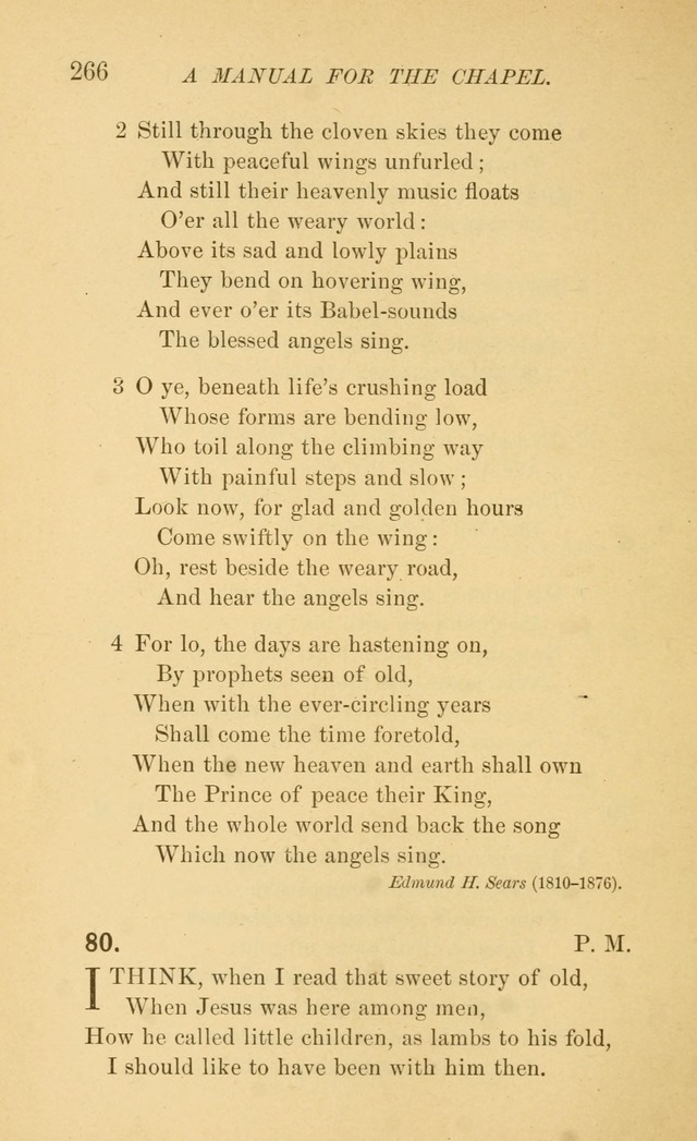 Manual for the chapel of Girard College page 275
