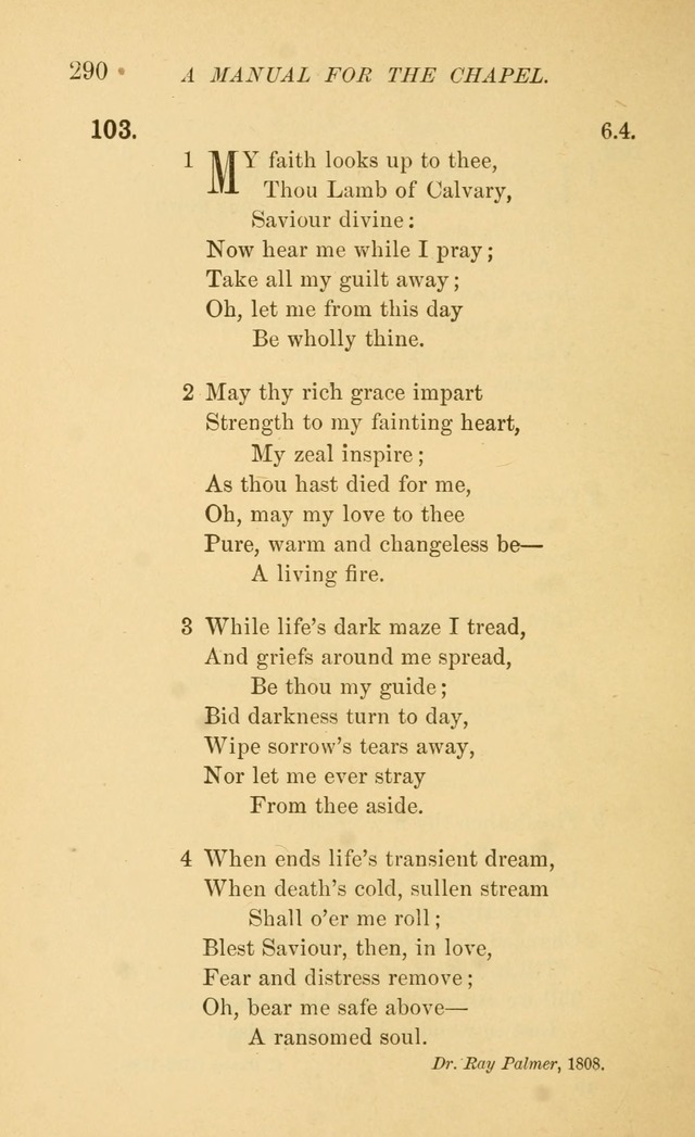 Manual for the chapel of Girard College page 299