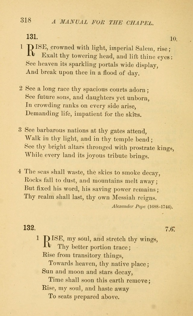 Manual for the chapel of Girard College page 327
