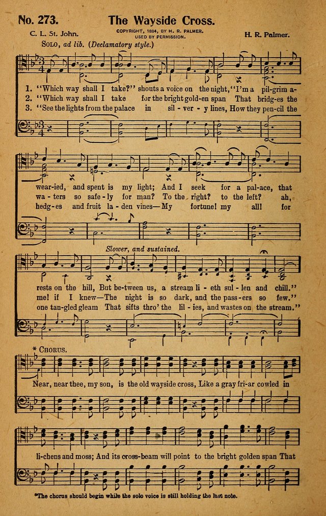 Make Christ King. Combined: a selection of high class gospel hymns for use in general worship and special evangelistic meetings page 237