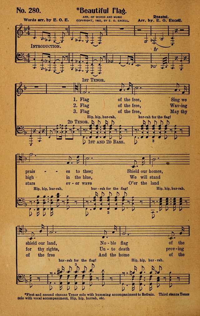 Make Christ King. Combined: a selection of high class gospel hymns for use in general worship and special evangelistic meetings page 243