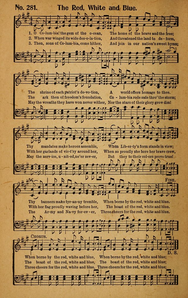 Make Christ King. Combined: a selection of high class gospel hymns for use in general worship and special evangelistic meetings page 245