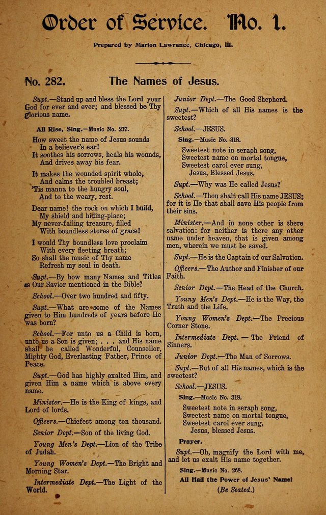 Make Christ King. Combined: a selection of high class gospel hymns for use in general worship and special evangelistic meetings page 246