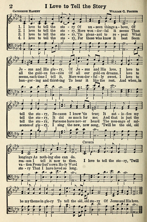 Moody Centenary Song Book page 2