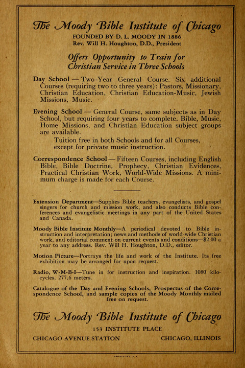 Moody Centenary Song Book page 66
