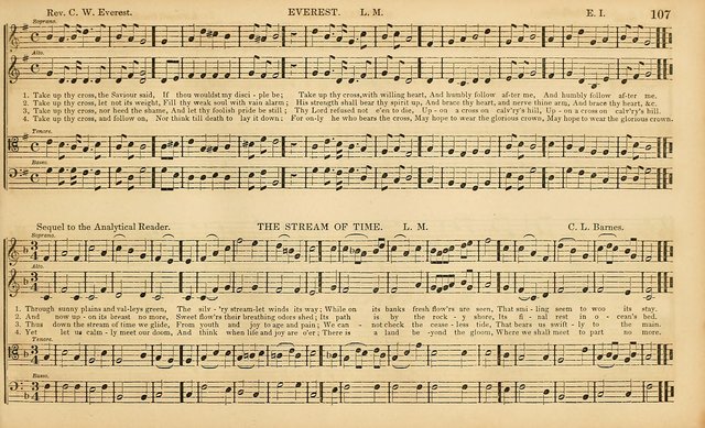 The Mozart Collection of Sacred Music: containing melodies, chorals, anthems and chants, harmonized in four parts; together with the celebrated Christus and Miserere by ZIngarelli page 107