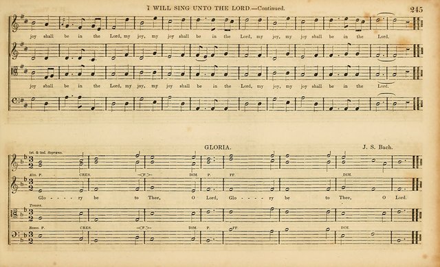 The Mozart Collection of Sacred Music: containing melodies, chorals, anthems and chants, harmonized in four parts; together with the celebrated Christus and Miserere by ZIngarelli page 245
