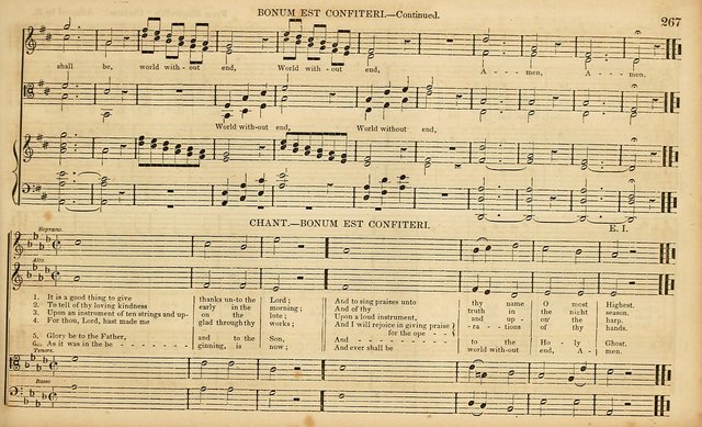The Mozart Collection of Sacred Music: containing melodies, chorals, anthems and chants, harmonized in four parts; together with the celebrated Christus and Miserere by ZIngarelli page 267