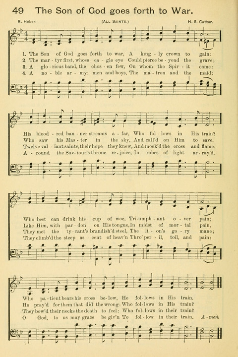 The Mission Hymnal: as adopted by the General Convention at Cincinnati page 50