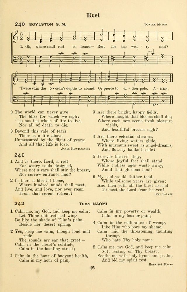 Montreat Hymns: psalms and gospel songs with responsive scripture readings page 95