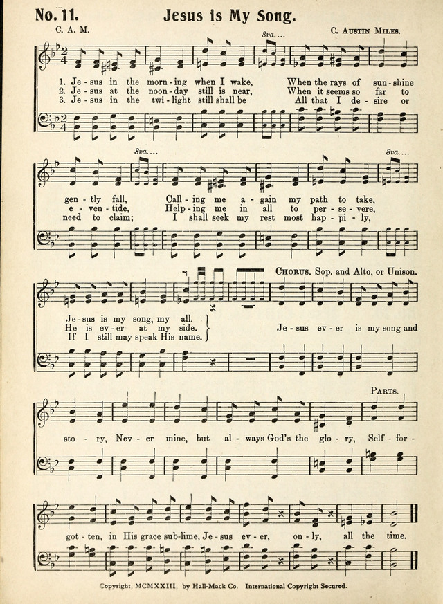 Magnificat: a Hymnal for Sunday Schools page 10