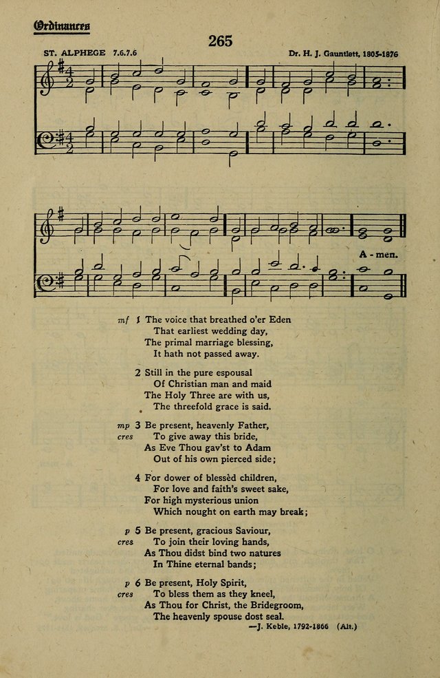 Methodist Hymn and Tune Book: official hymn book of the Methodist Church page 288