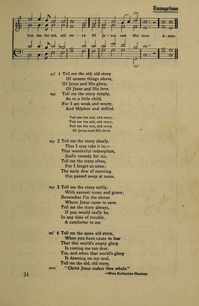 Methodist Hymn and Tune Book: official hymn book of the Methodist Church page 353