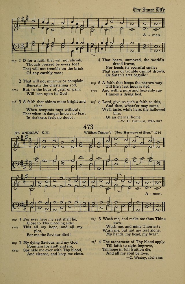 Methodist Hymn and Tune Book: official hymn book of the Methodist Church page 521