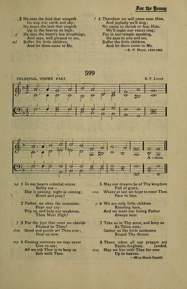 Methodist Hymn and Tune Book: official hymn book of the Methodist Church page 663
