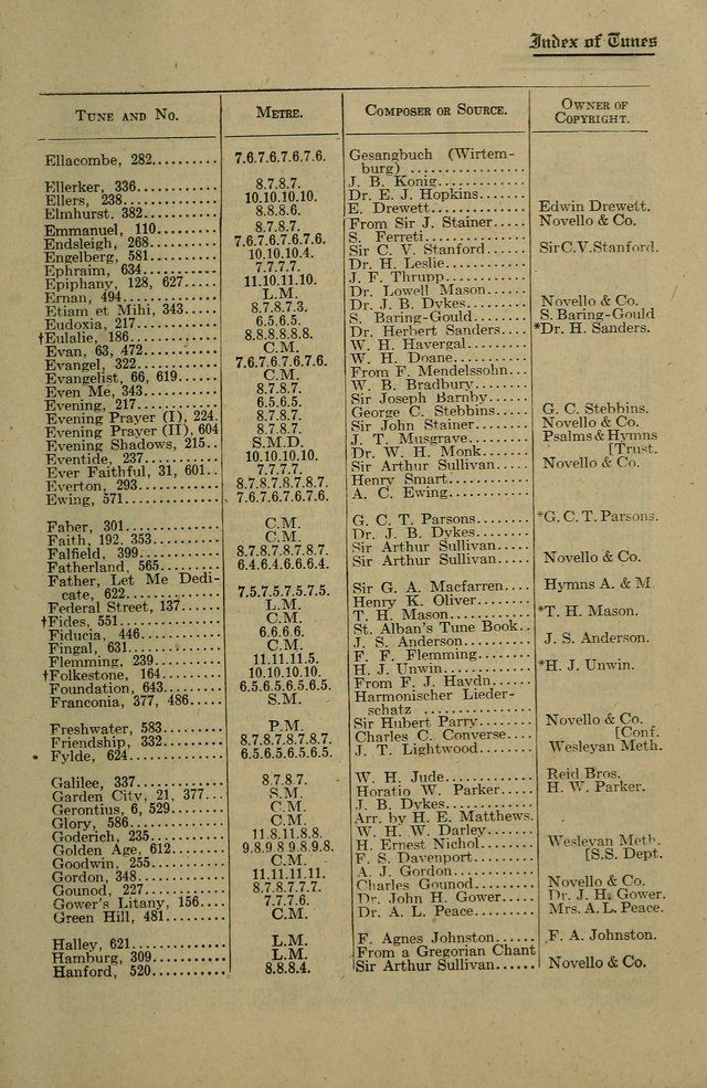 Methodist Hymn and Tune Book: official hymn book of the Methodist Church page 765