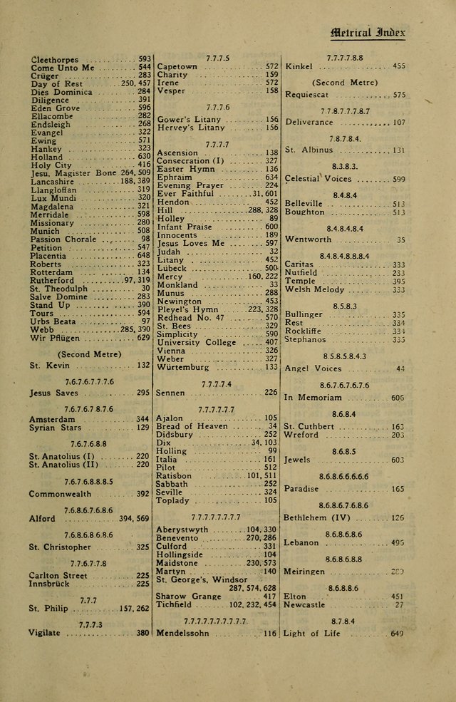 Methodist Hymn and Tune Book: official hymn book of the Methodist Church page 775