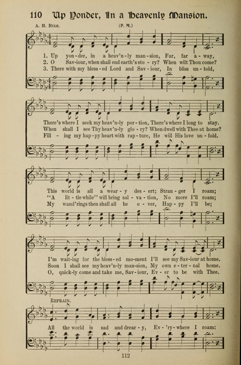 Messages of Love Hymn Book: for Gospel, Sunday School, Special Services and Home Singing page 110