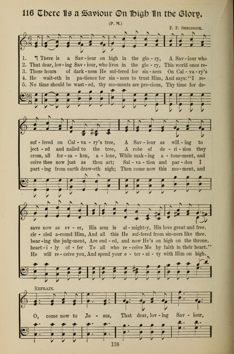 Messages of Love Hymn Book: for Gospel, Sunday School, Special Services and Home Singing page 116