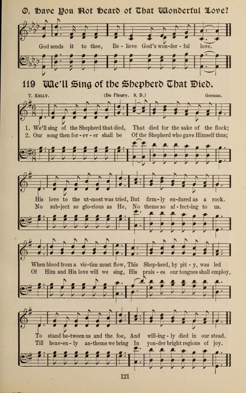 Messages of Love Hymn Book: for Gospel, Sunday School, Special Services and Home Singing page 119