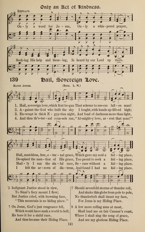 Messages of Love Hymn Book: for Gospel, Sunday School, Special Services and Home Singing page 139