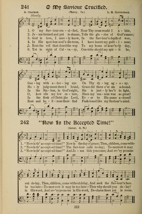 Messages of Love Hymn Book: for Gospel, Sunday School, Special Services and Home Singing page 210