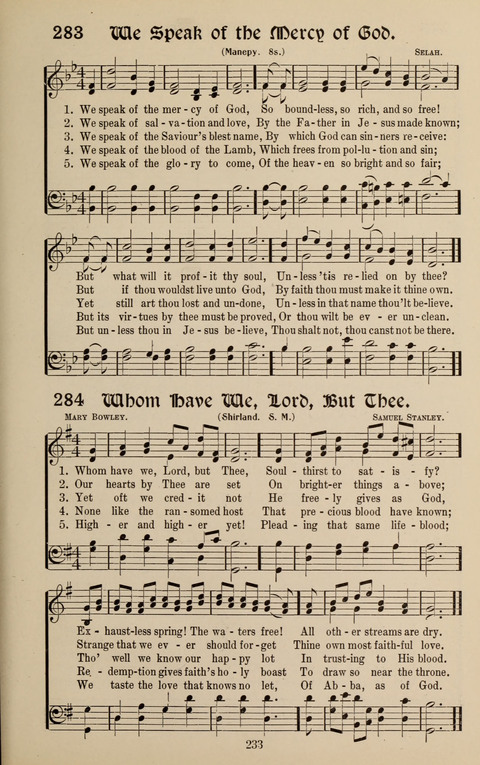 Messages of Love Hymn Book: for Gospel, Sunday School, Special Services and Home Singing page 231