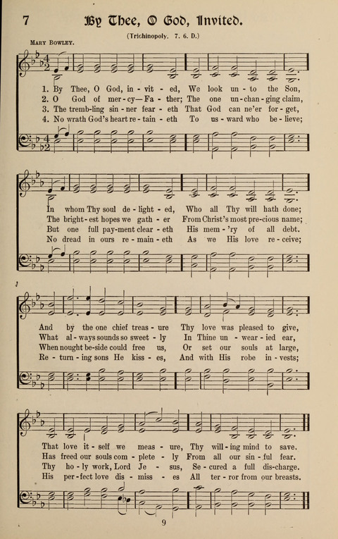Messages of Love Hymn Book: for Gospel, Sunday School, Special Services and Home Singing page 7