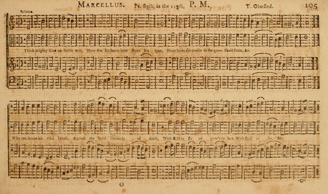 The Musical Olio: containing I. a concise introduction to the art of singing by note. II. a variety of psalms, tunes, hymns, and set pieces, selected principally from European authors... page 111
