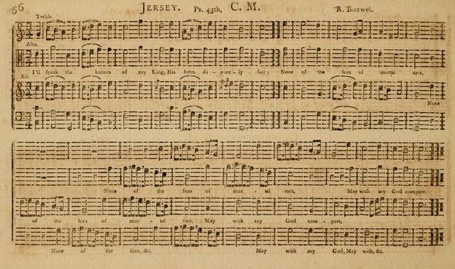 The Musical Olio: containing I. a concise introduction to the art of singing by note. II. a variety of psalms, tunes, hymns, and set pieces, selected principally from European authors... page 62