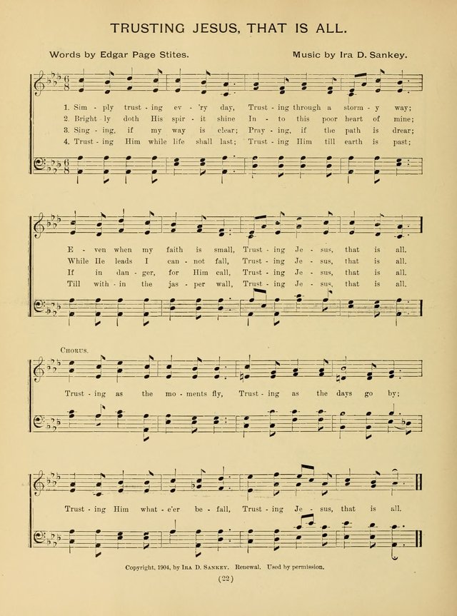 The Most Popular Hymns page 22