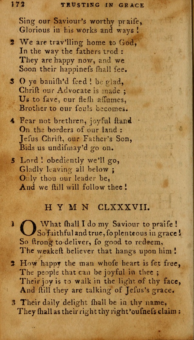 The Methodist Pocket Hymn-book, revised and improved: designed as a constant companion for the pious, of all denominations (30th ed.) page 172