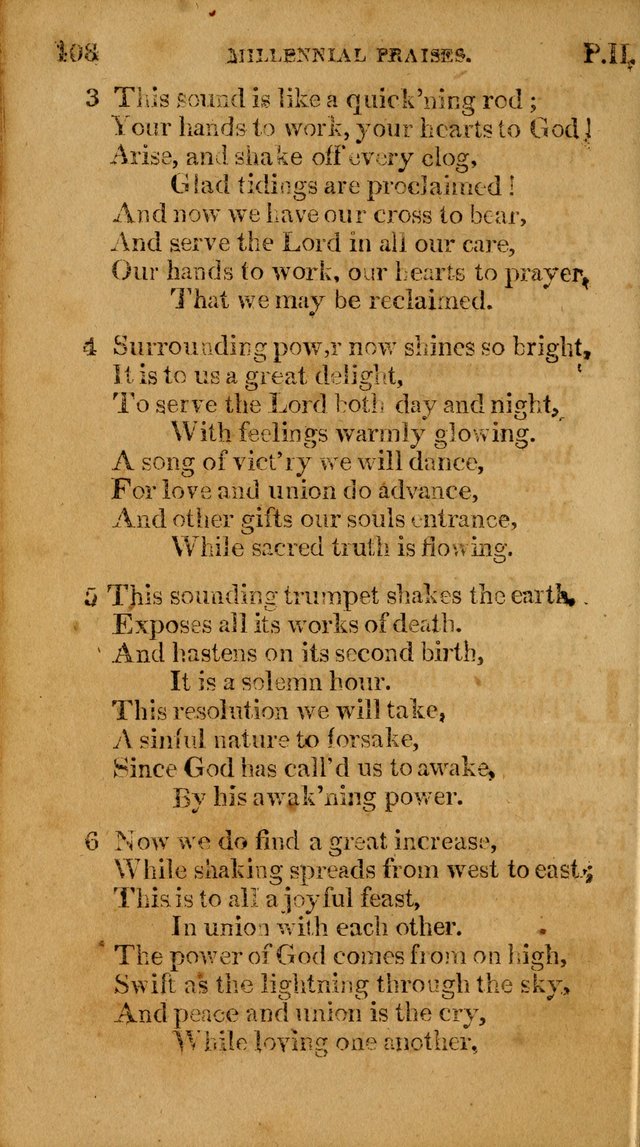 Millennial Praises: containing a collection of gospel hymns, in four parts; adapted to the day of Christ