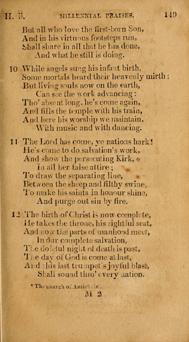 Millennial Praises: containing a collection of gospel hymns, in four parts; adapted to the day of Christ