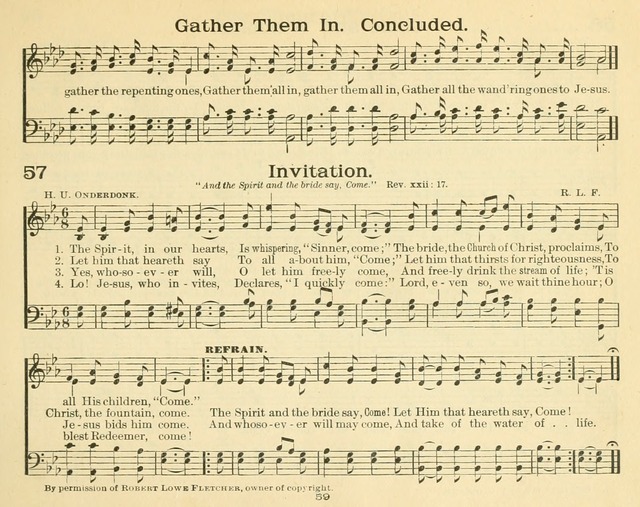 Morning Stars: a collection of sacred hymns and tunes for Sunday schools and other religious gatherings page 66