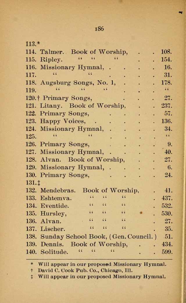 Missionary Services and Hymnal: a manual for the use of the Woman