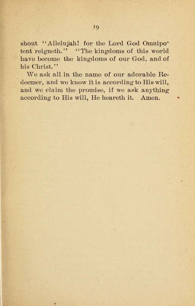 Missionary Services and Hymnal: a manual for the use of the Woman