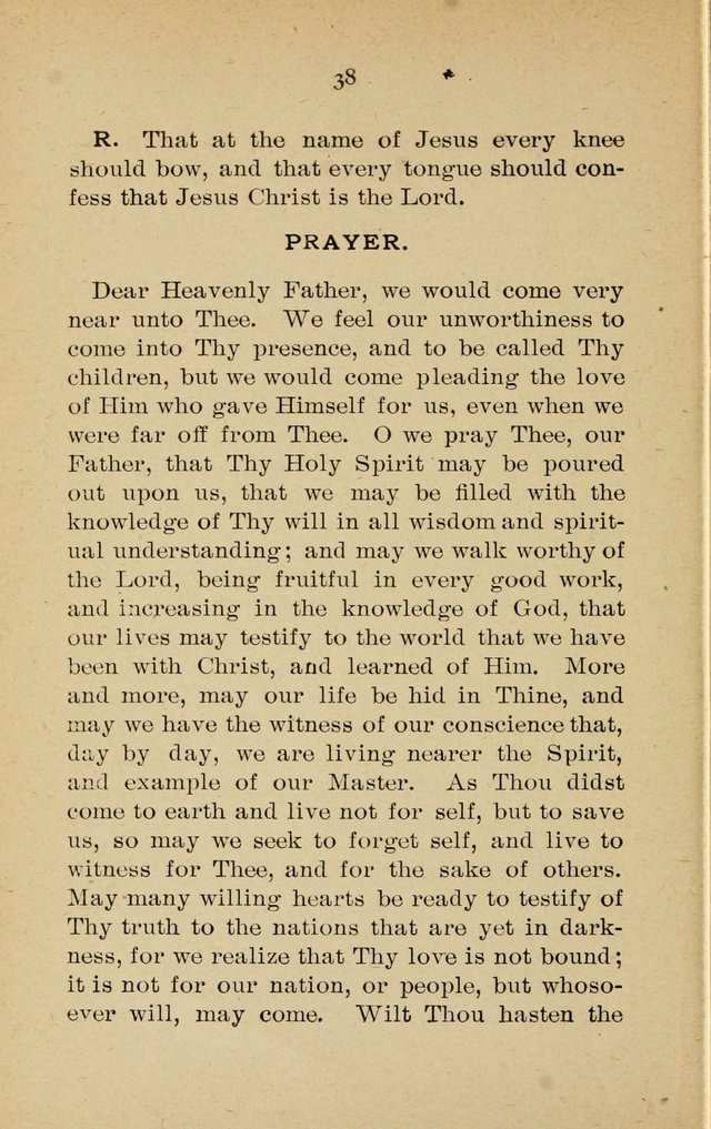 Missionary Services and Hymnal: a manual for the use of the Woman